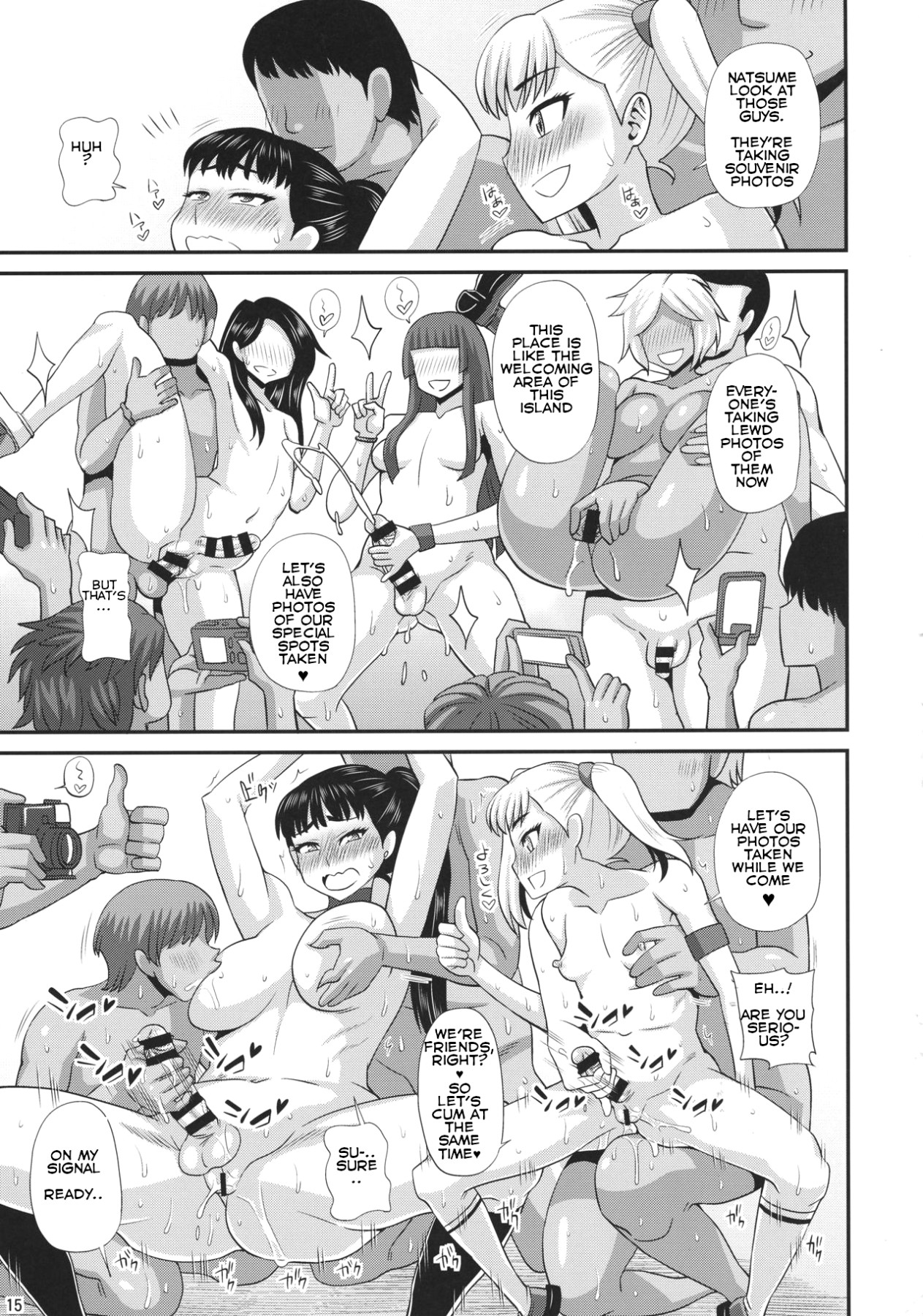 Hentai Manga Comic-Futanari Nudist Vacation-Read-13